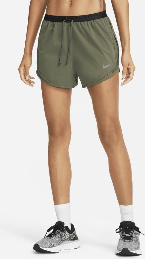 Nike Dri-FIT Run Division Tempo Luxe Hardloopshorts voor dames Groen