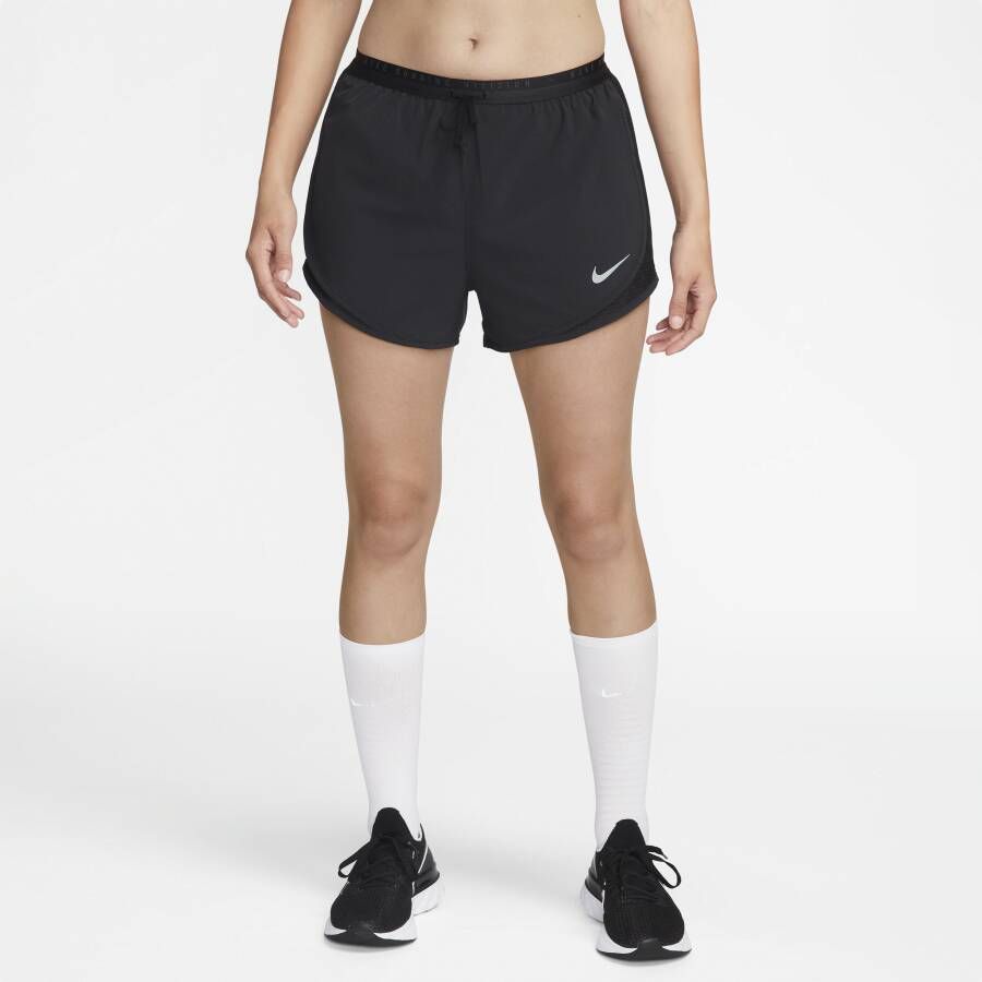 Nike Dri-FIT Run Division Tempo Luxe Hardloopshorts voor dames Zwart