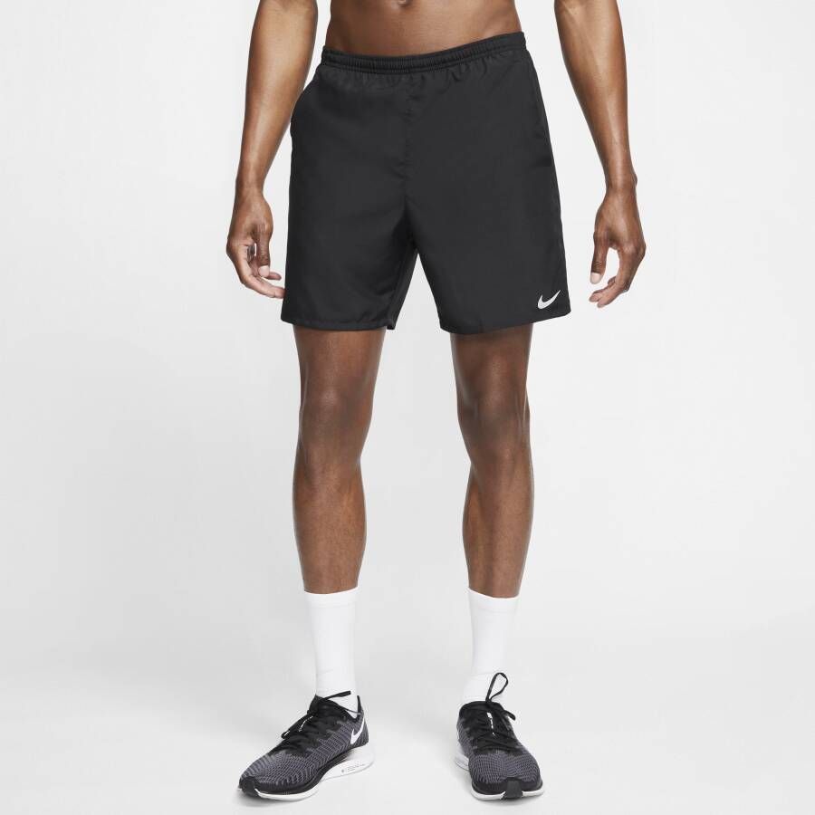 Nike Dri-FIT Run Hardloopshorts voor heren (18 cm) Zwart