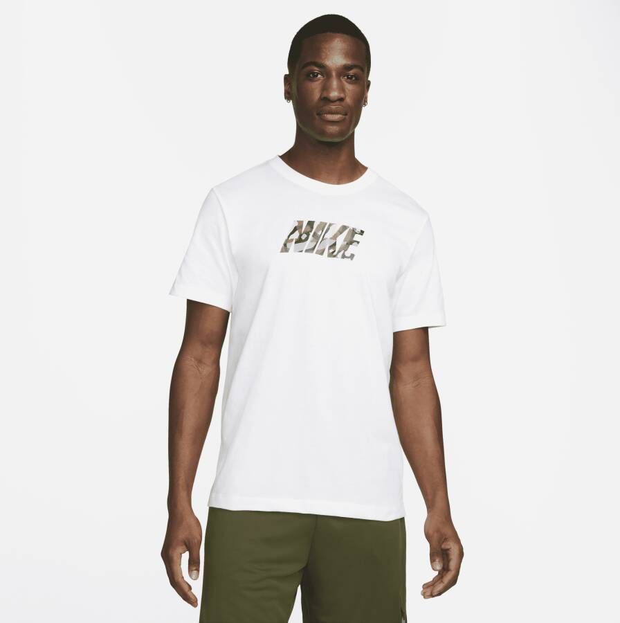 Nike Dri-FIT Sport Clash Trainingsshirt voor heren Wit
