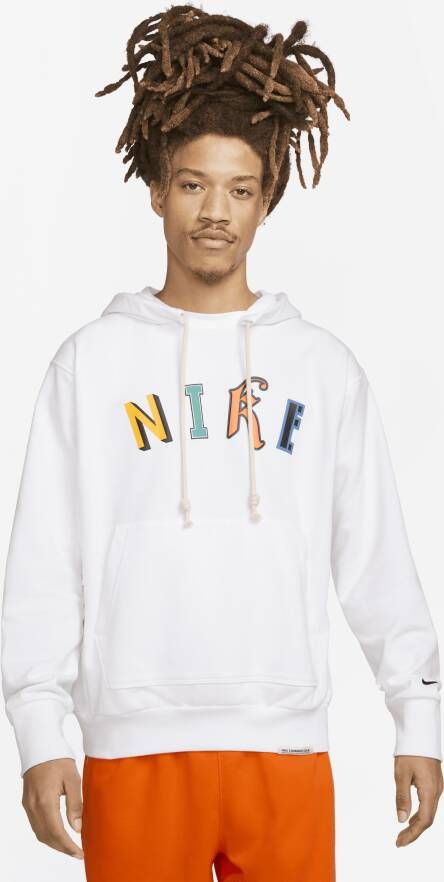 Nike Dri-FIT Standard Issue Basketbalhoodie voor heren Wit