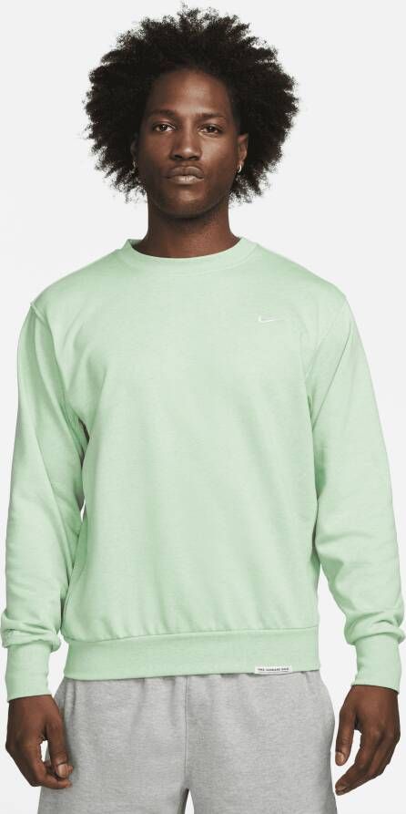 Nike Dri-FIT Standard Issue Basketbalshirt met ronde hals voor heren Groen