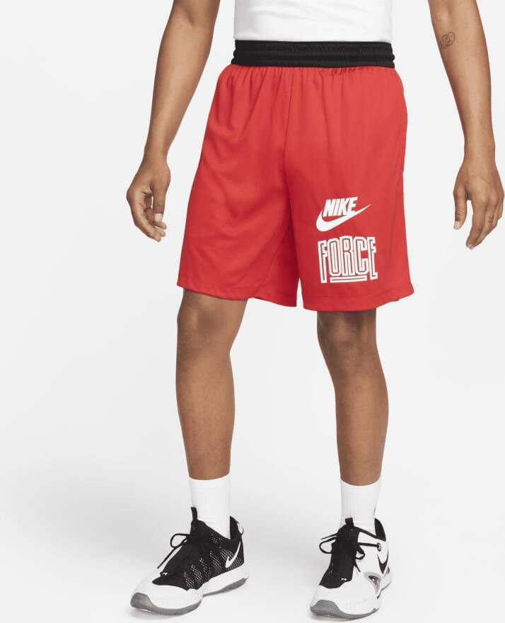 Nike Dri-FIT Starting 5 Basketbalshorts voor heren Rood