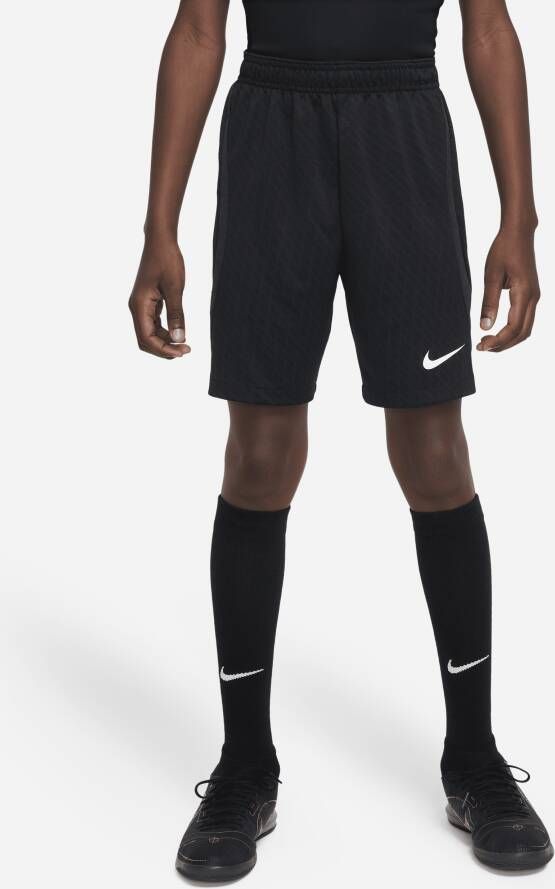 Nike Dri-FIT Strike voetbalshorts voor kids Zwart
