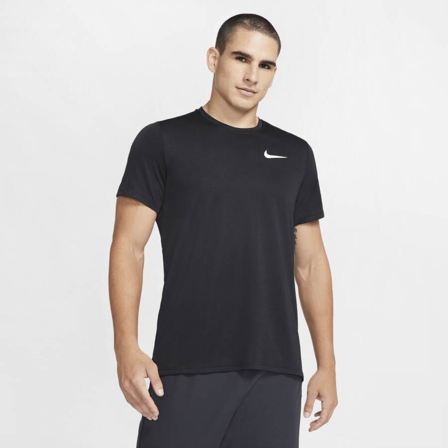 Nike Dri-FIT Superset Trainingstop met korte mouwen voor heren Zwart