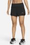 Nike Dri-FIT Swift 2-in-1 hardloopshorts met halfhoge taille en zakken voor dames (8 cm) Zwart - Thumbnail 1