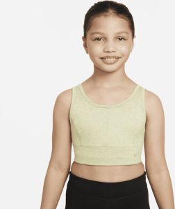 Nike Dri-FIT Swoosh Luxe Sport-bh voor meisjes Groen