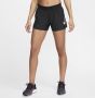 Nike Dri-FIT Swoosh Run Hardloopshorts met halfhoge taille en binnenbroek voor dames Zwart - Thumbnail 2