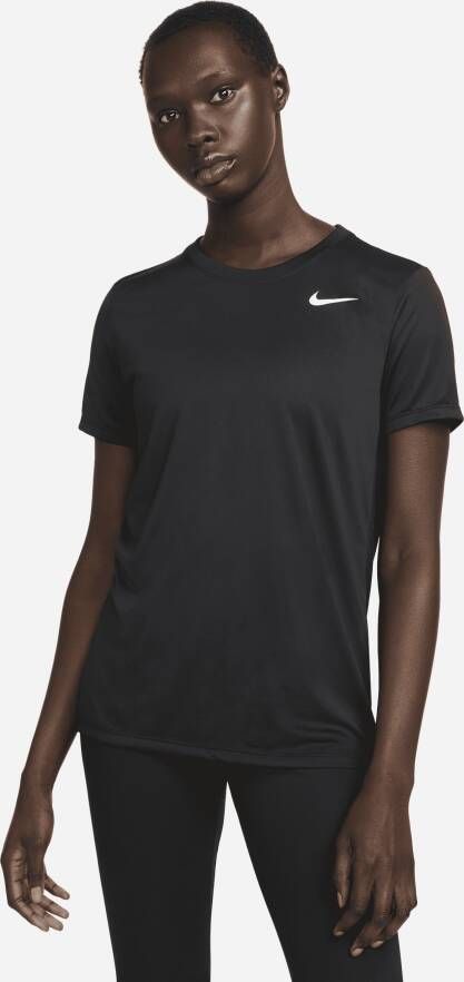 Nike Dri-FIT T-shirt voor dames Zwart