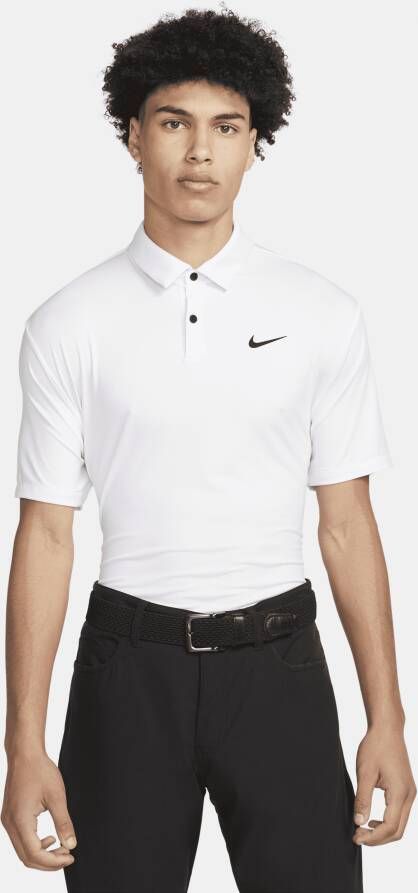 Nike Dri-FIT Tour Effen golfpolo voor heren Wit