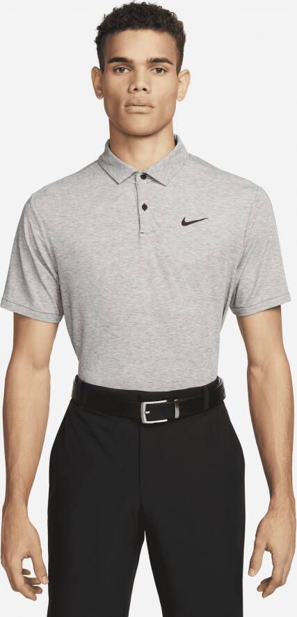 Nike Dri-FIT Tour Golfpolo voor heren Zwart