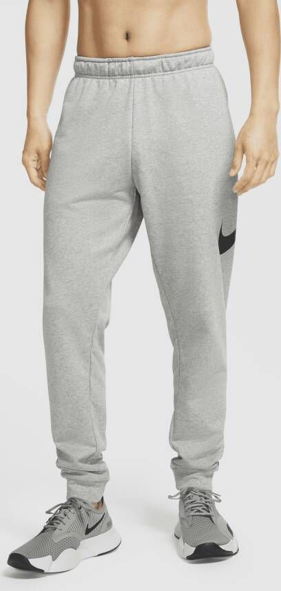 Nike Dry Graphic Dri-FIT toelopende fitnessbroek voor heren Grijs