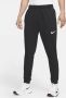 Nike Dry Dri-FIT toelopende fitnessbroek van fleece voor heren Zwart - Thumbnail 1
