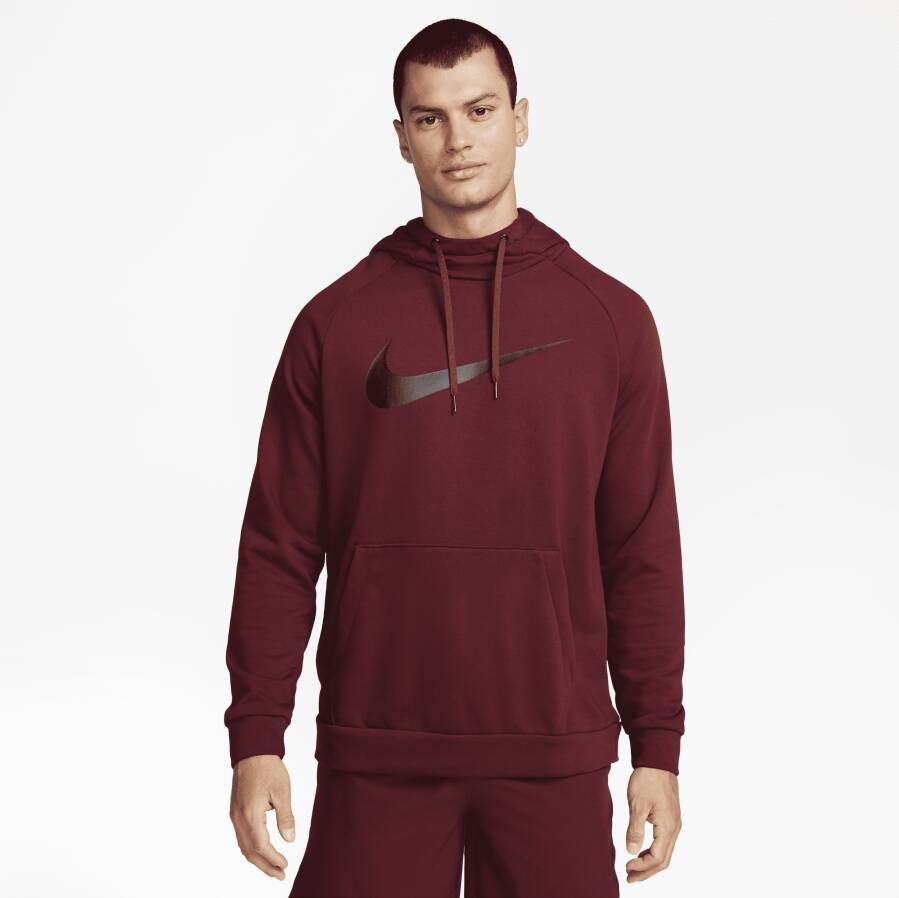 Nike Dry Graphic Dri-FIT fitnesstrui met capuchon voor heren Rood
