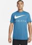 Nike Dri-FIT Trainingsshirt voor heren Blauw - Thumbnail 1