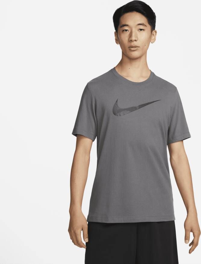 Nike Dri-FIT Trainingsshirt voor heren Grijs