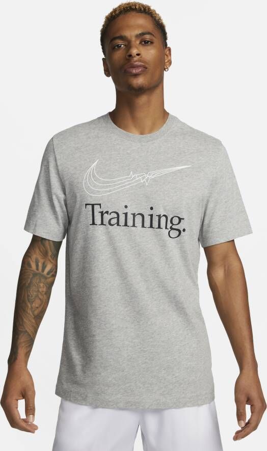 Nike Dri-FIT Trainingsshirt voor heren Grijs