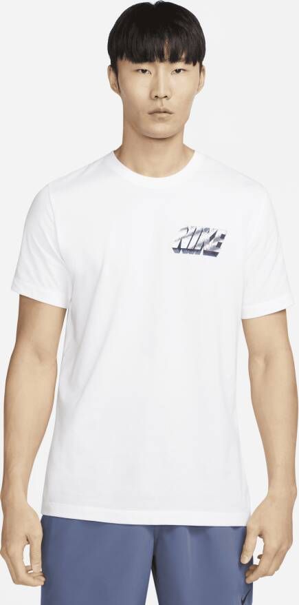 Nike Dri-FIT Trainingsshirt voor heren Wit