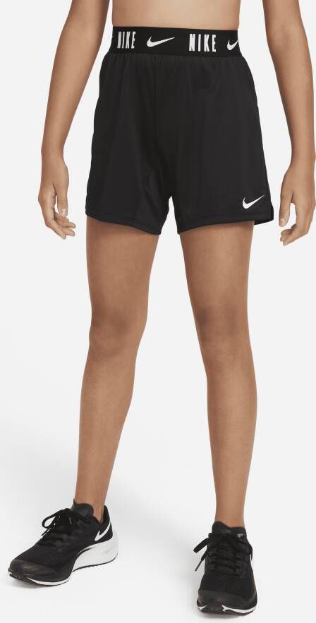 Nike Dri-FIT Trophy Trainingsshorts voor meisjes (15 cm) Zwart