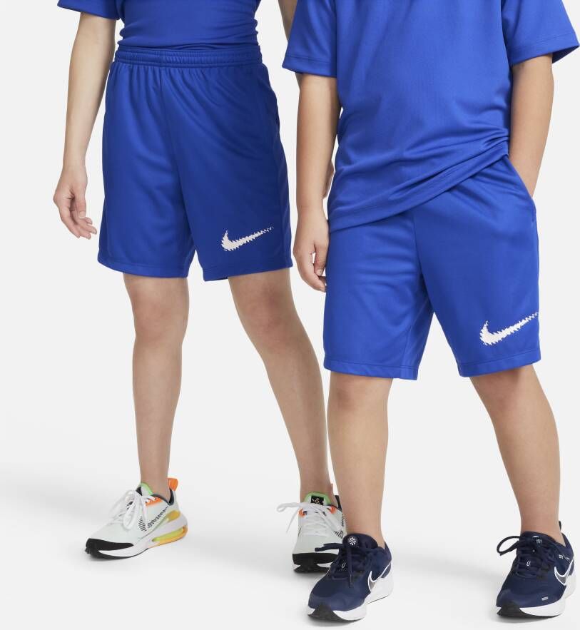 Nike Dri-FIT Trophy23 Trainingsshorts voor kids Blauw