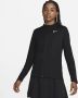 Nike Dri-FIT UV Advantage damestop met rits over de hele lengte Zwart - Thumbnail 1