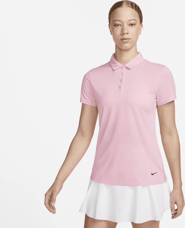 Nike Dri-FIT Victory Golfpolo voor dames Roze