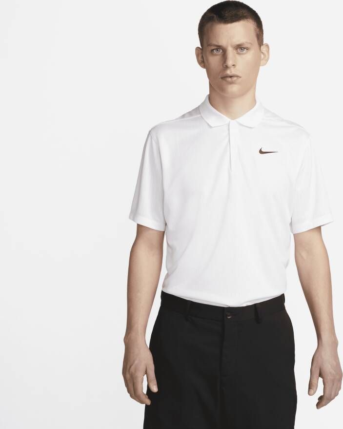 Nike Dri-FIT Victory+ Golfpolo voor heren Wit