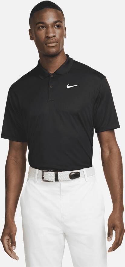 Nike Dri-FIT Victory Golfpolo voor heren Zwart
