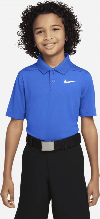 Nike Dri-FIT Victory Golfpolo voor jongens Blauw