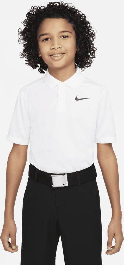 Nike Dri-FIT Victory Golfpolo voor jongens Wit