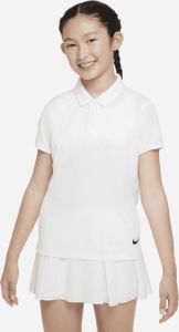 Nike Dri-FIT Victory Golfpolo voor meisjes Wit