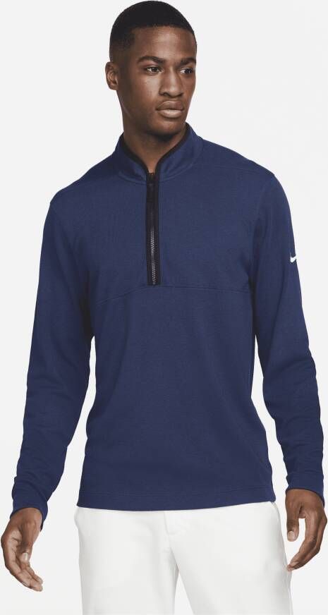 Nike Dri-FIT Victory Golftop met halflange rits voor heren Blauw