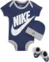 Nike Driedelige babyset (0-6 maanden) Blauw - Thumbnail 1