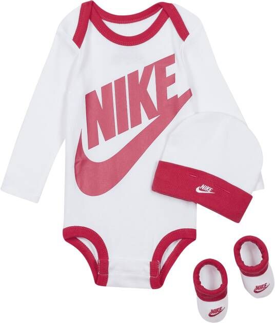 Nike Driedelige babyset (0-6 maanden) Roze