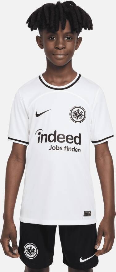 Nike Eintracht Frankfurt 2022 23 Stadium Thuis Dri-FIT voetbalshirt voor kids Wit