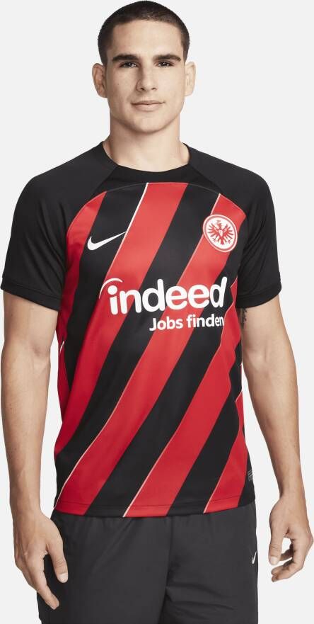 Nike Eintracht Frankfurt 2023 24 Stadium Thuis Dri-FIT voetbalshirt voor heren Zwart