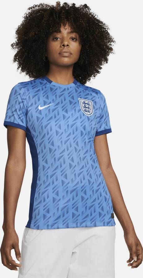 Nike England 2023 Lionesses Engeland Stadium Uit Dri-FIT voetbalshirt voor dames Blauw