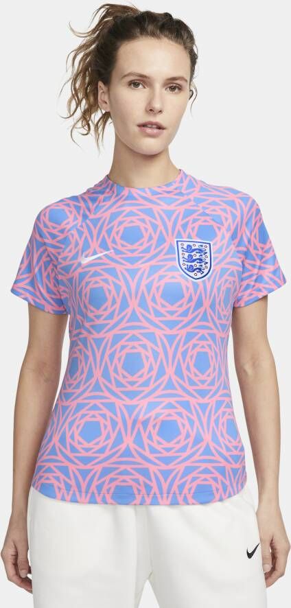Nike England 2023 Lionesses Engeland Academy Pro Dri-FIT voetbaltop voor dames Roze