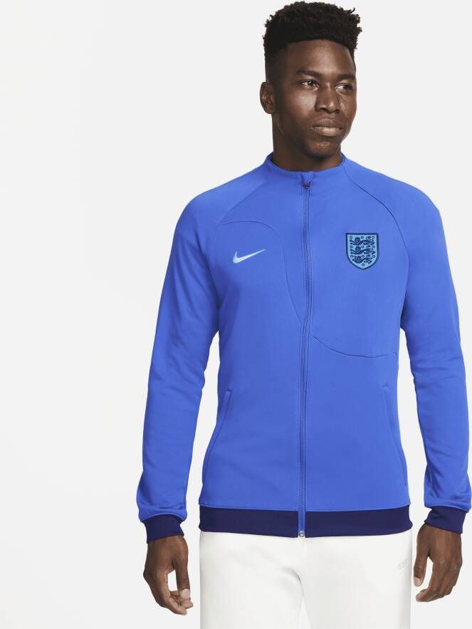 Nike Engeland Academy Pro Knit voetbaljack voor heren Blauw