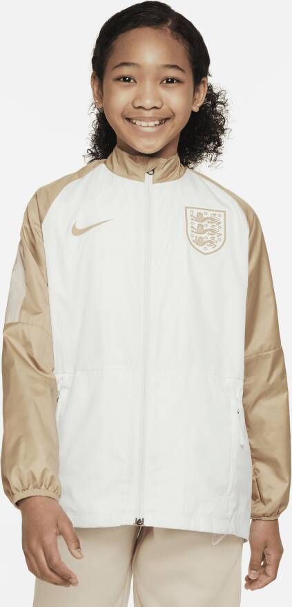 Nike Engeland Repel Academy AWF Voetbaljack voor kids Wit