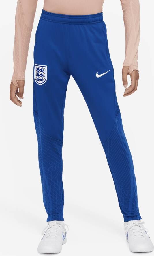 Nike Engeland Strike Dri-FIT knit voetbalbroek voor kids Blauw