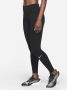 Nike Epic Luxe Legging met halfhoge taille en zakje voor dames Zwart - Thumbnail 1