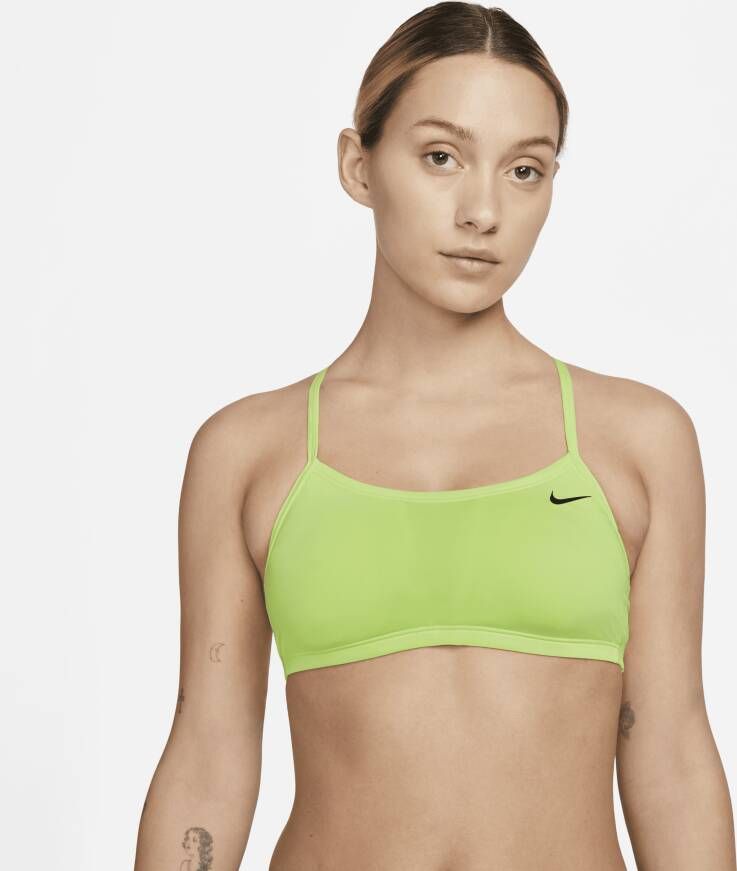 Nike Essential Bikinitop met racerback Geel