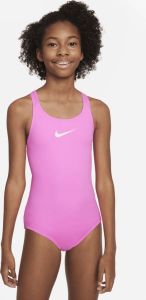Nike Essential Zwempak met racerback voor meisjes Roze