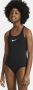 Nike Essential Zwempak met racerback voor meisjes Zwart - Thumbnail 1