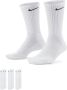Nike Witte sokken met geribbelde randen in middellange lengte White - Thumbnail 1