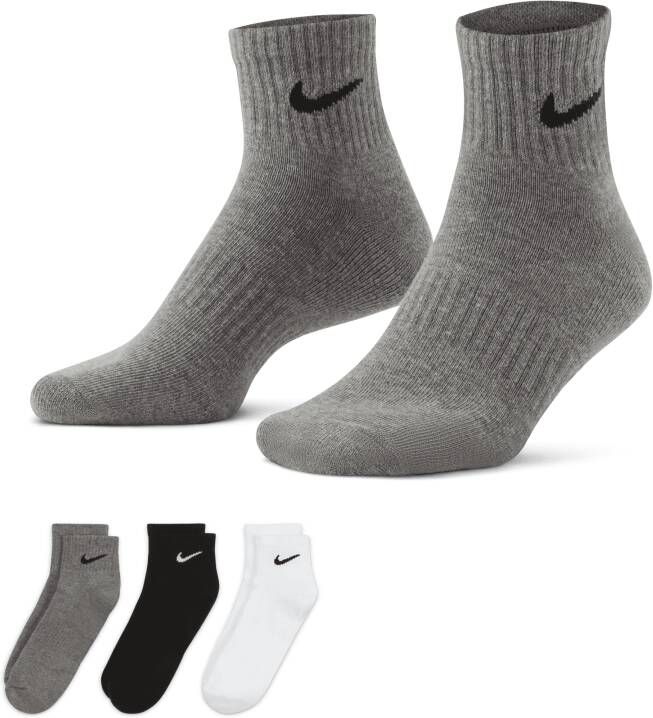 Nike Everyday Cushioned Training Ankle Socks (3 Pack) Middellang Kleding multi-color maat: 46-50 beschikbare maaten:42-46 34-38 46-50