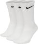 Nike Witte sokken met geribbelde randen in middellange lengte White - Thumbnail 1