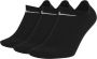 Nike Everyday Lightweight Onzichtbare trainingssokken (3 paar) Zwart - Thumbnail 1