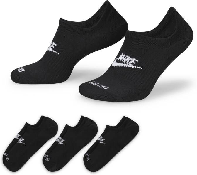 Nike Everyday Plus Cushioned Footie sokken Zwart